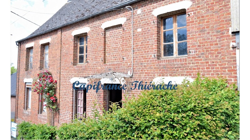 Dpt Aisne (02), sur Martigny, à vendre maison sur parcelle de 340m² avec jardin, garage et annexes