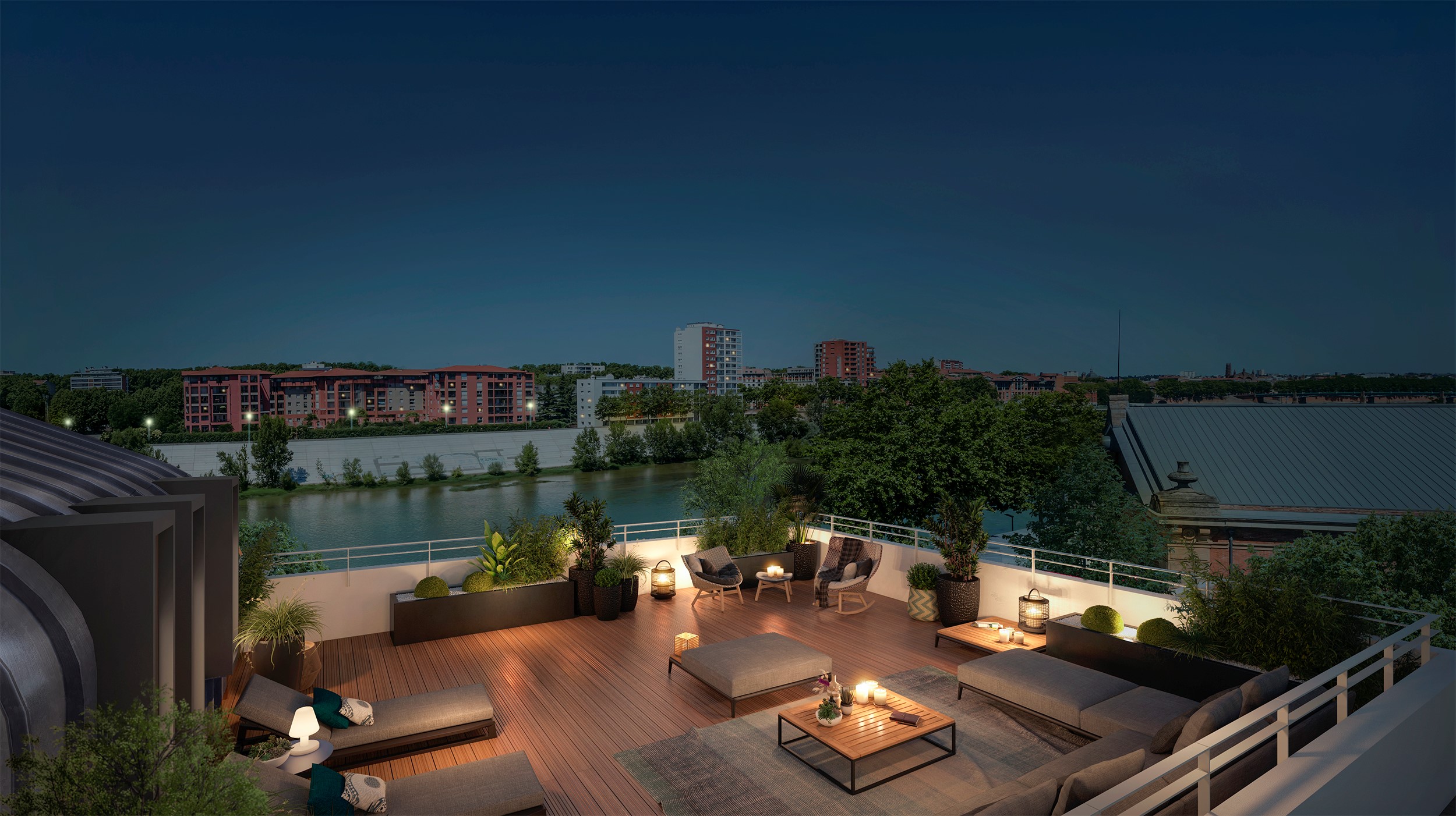 Programme Immobilier neuf Appartements avec vue Garonne - Quartier St Cyprien à Toulouse (31)