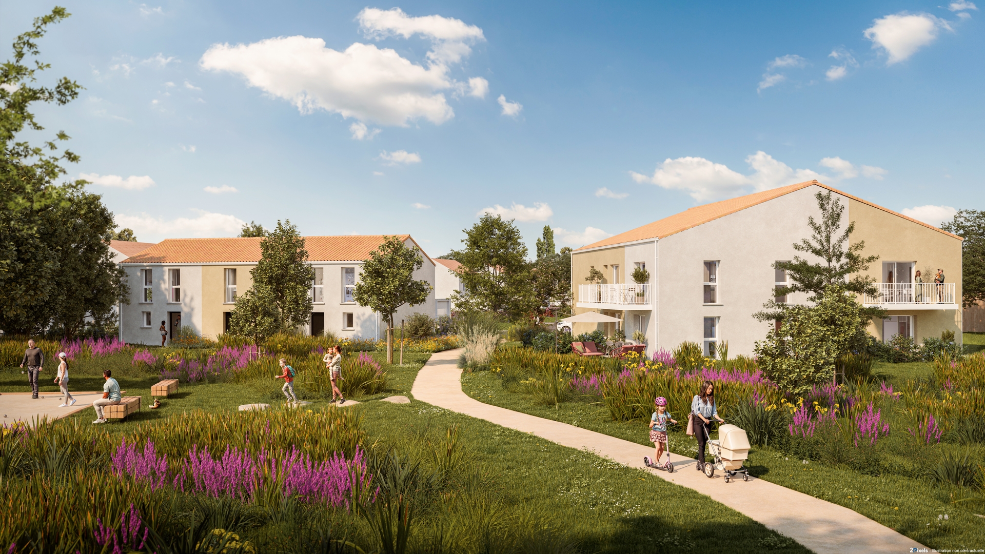 Programme immobilier neuf DOMAINE DES AUBRAIS - MAISONS