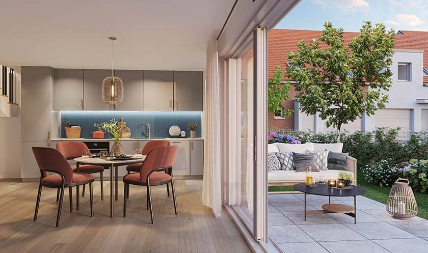 Les jardins d'ostara à Haguenau