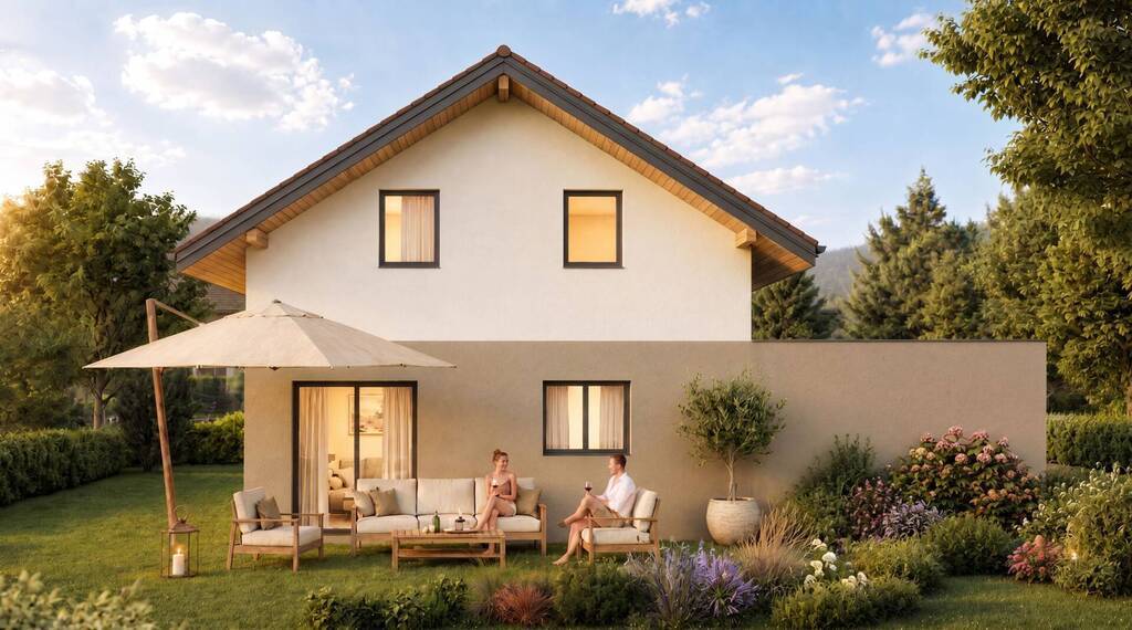 Secteur Sévrier - Maison neuve au bord du lac d'AnnecyLe....