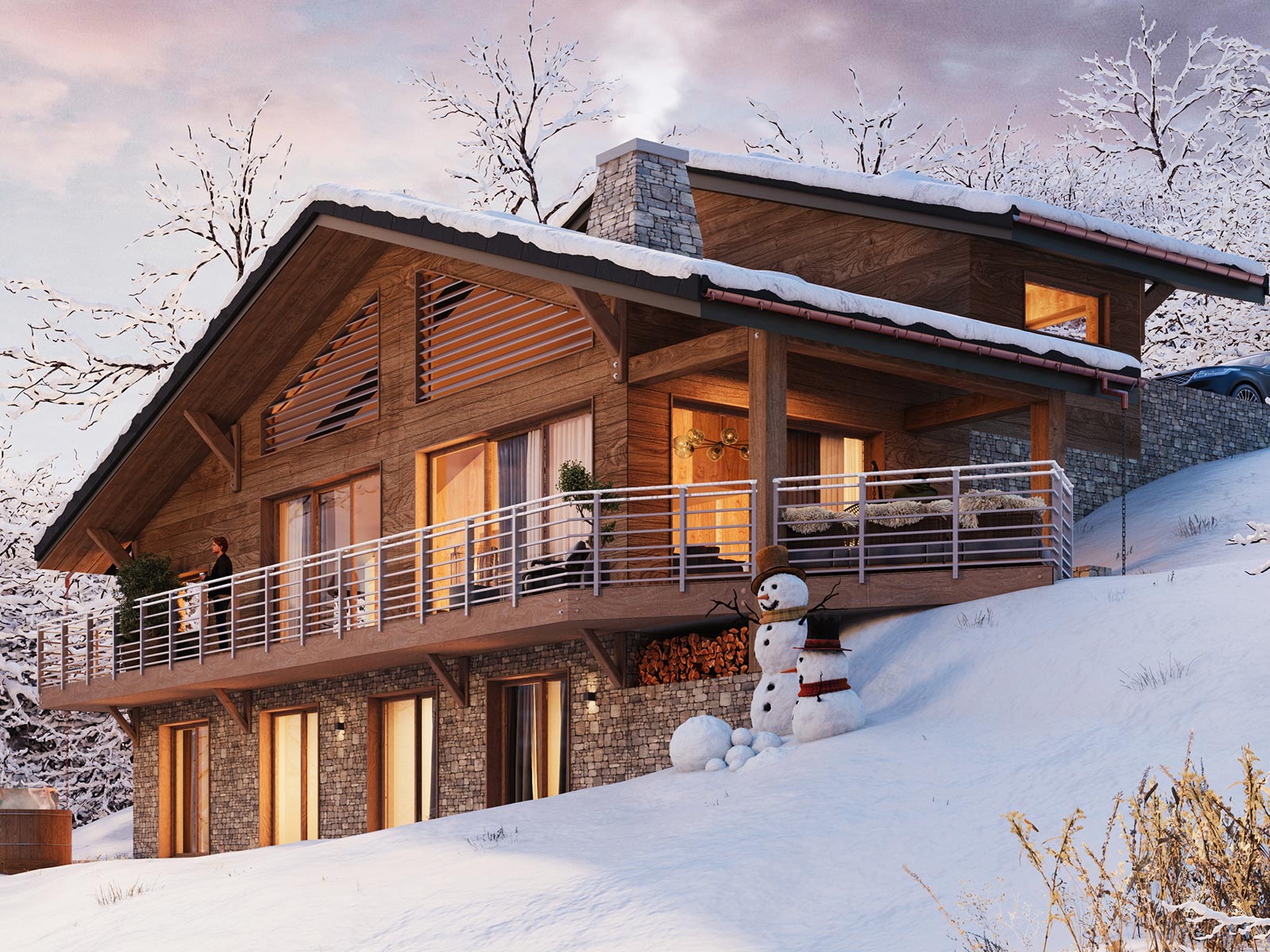 Les chalets du soleil à Crest-Voland