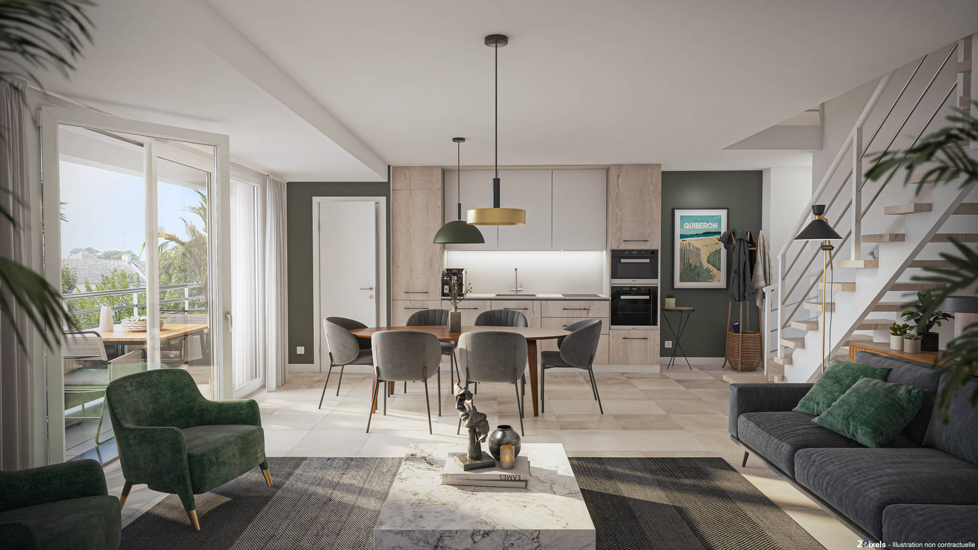 Quiberon à proximité de la plage porigo à Quiberon