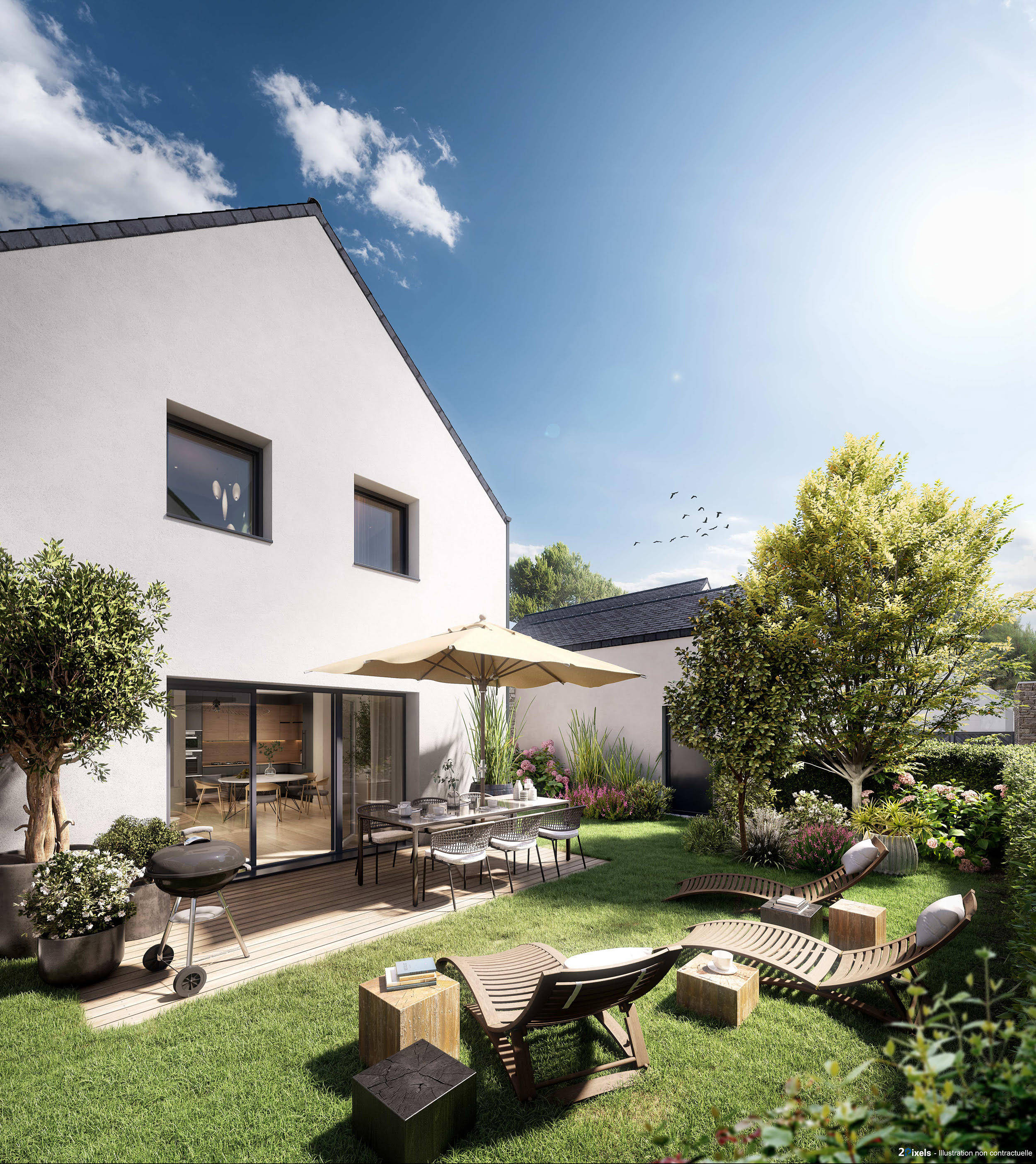 Arzon quartier résidentiel calme et centrale à Arzon