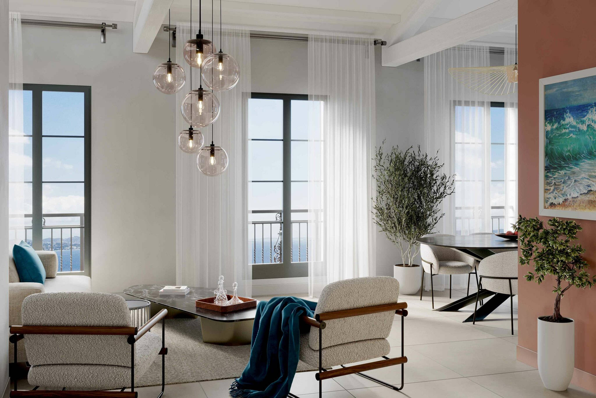 Théoule-sur-mer résidence de prestige avec vue mer panoramique à Théoule-sur-Mer