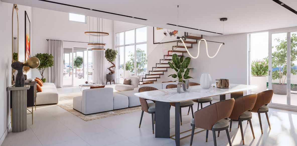 Montpellier Port Marianne au pied du parc de l'hôtel de ville à Montpellier