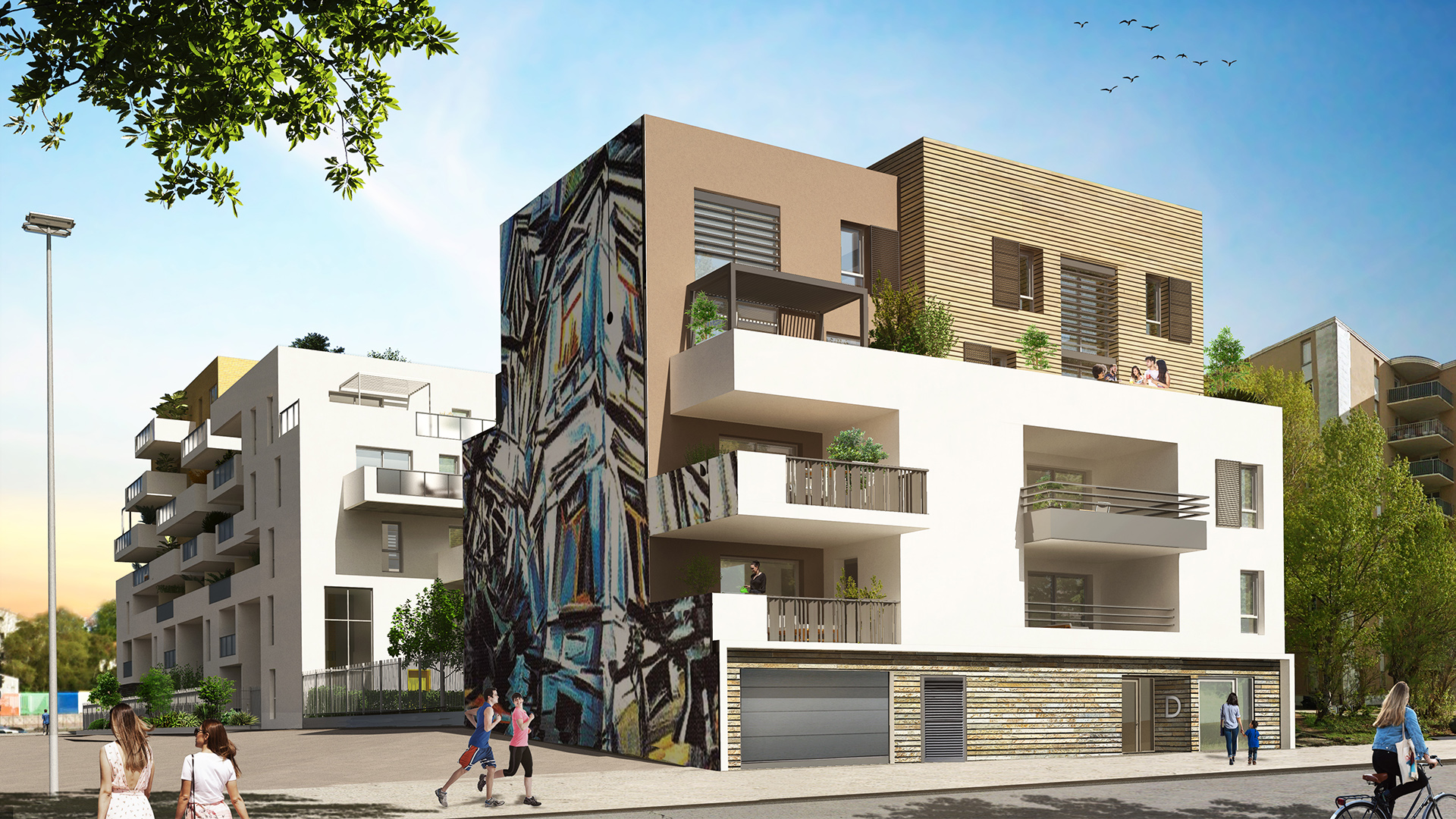 Montpellier nouveau quartier à 10 min de l'Hôtel de Région à Montpellier
