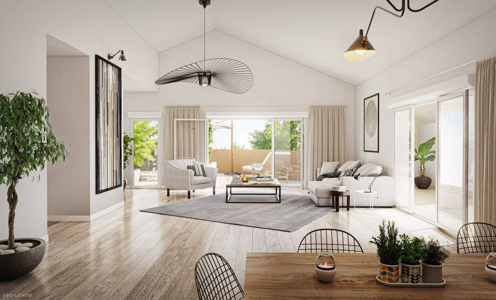 Avrillé au pied de la ligne de tramway a à Avrillé