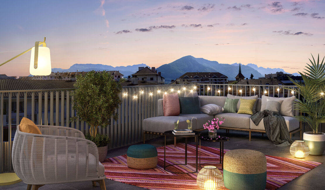 Annecy à 8 minutes à vélo du pont des amours à Annecy