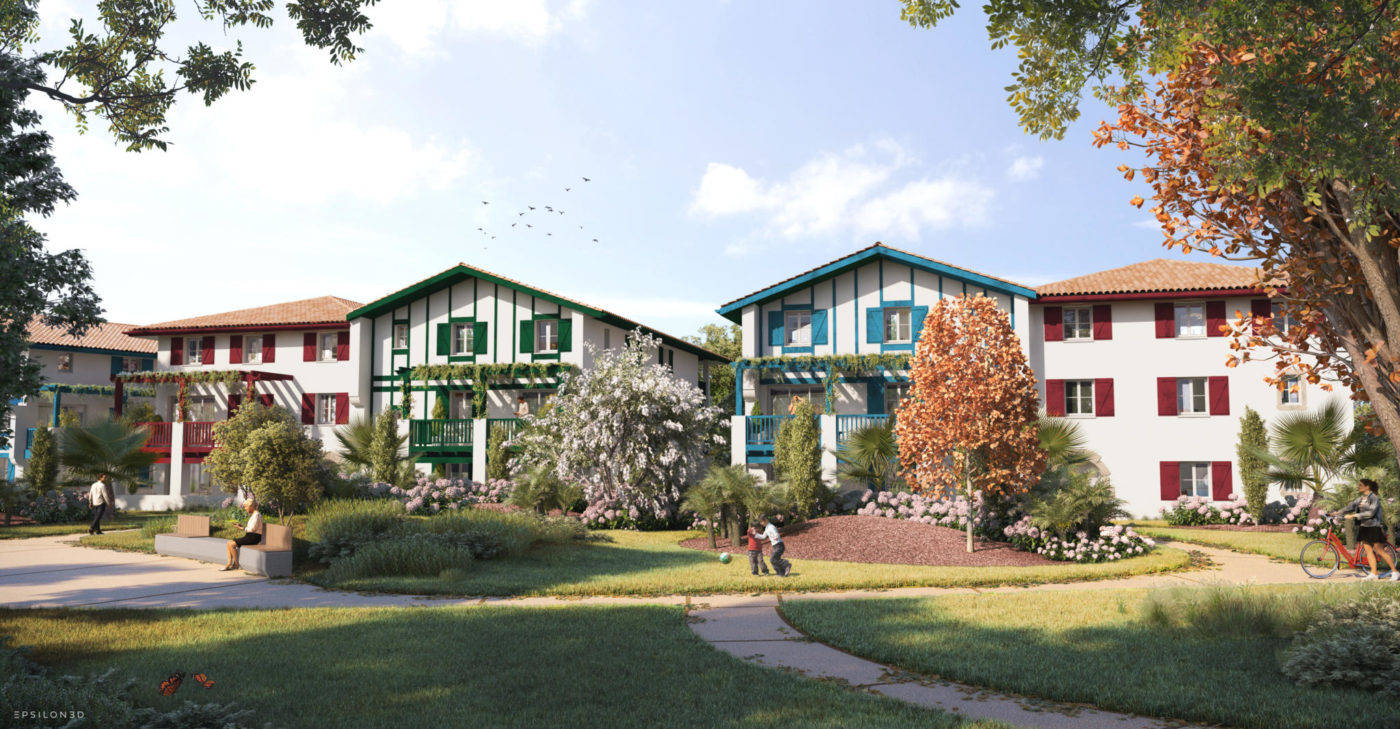 Arcangues à 5 min à pied du coeur de village et ses commodités à Arcangues