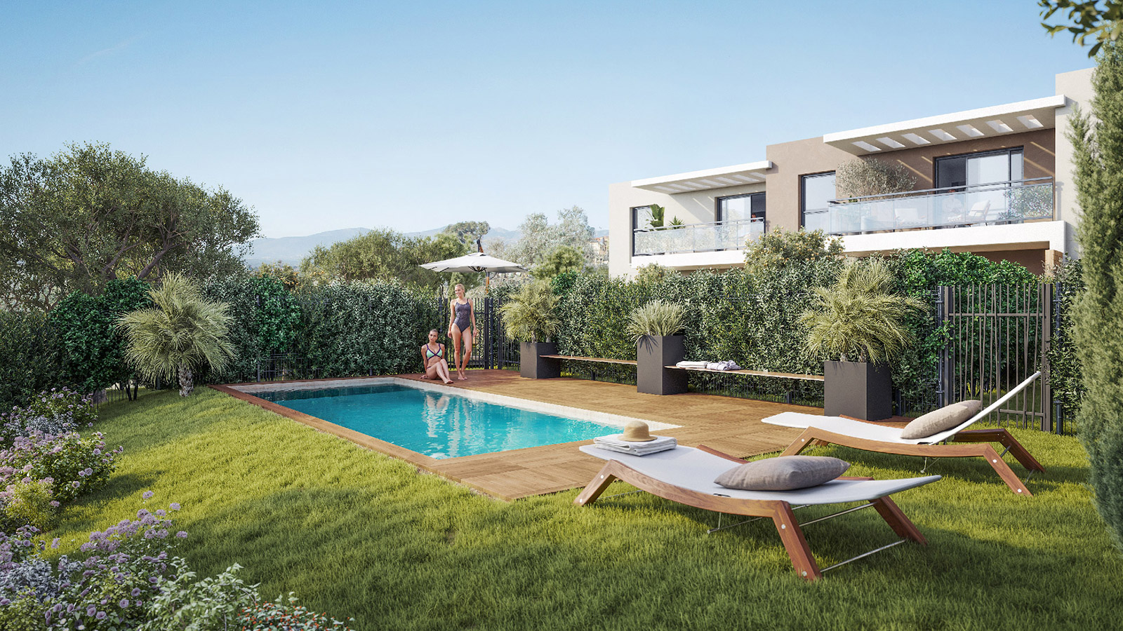 Cagnes-sur-mer villas de luxe au coeur du quartier des gros buaux à Cagnes-sur-Mer