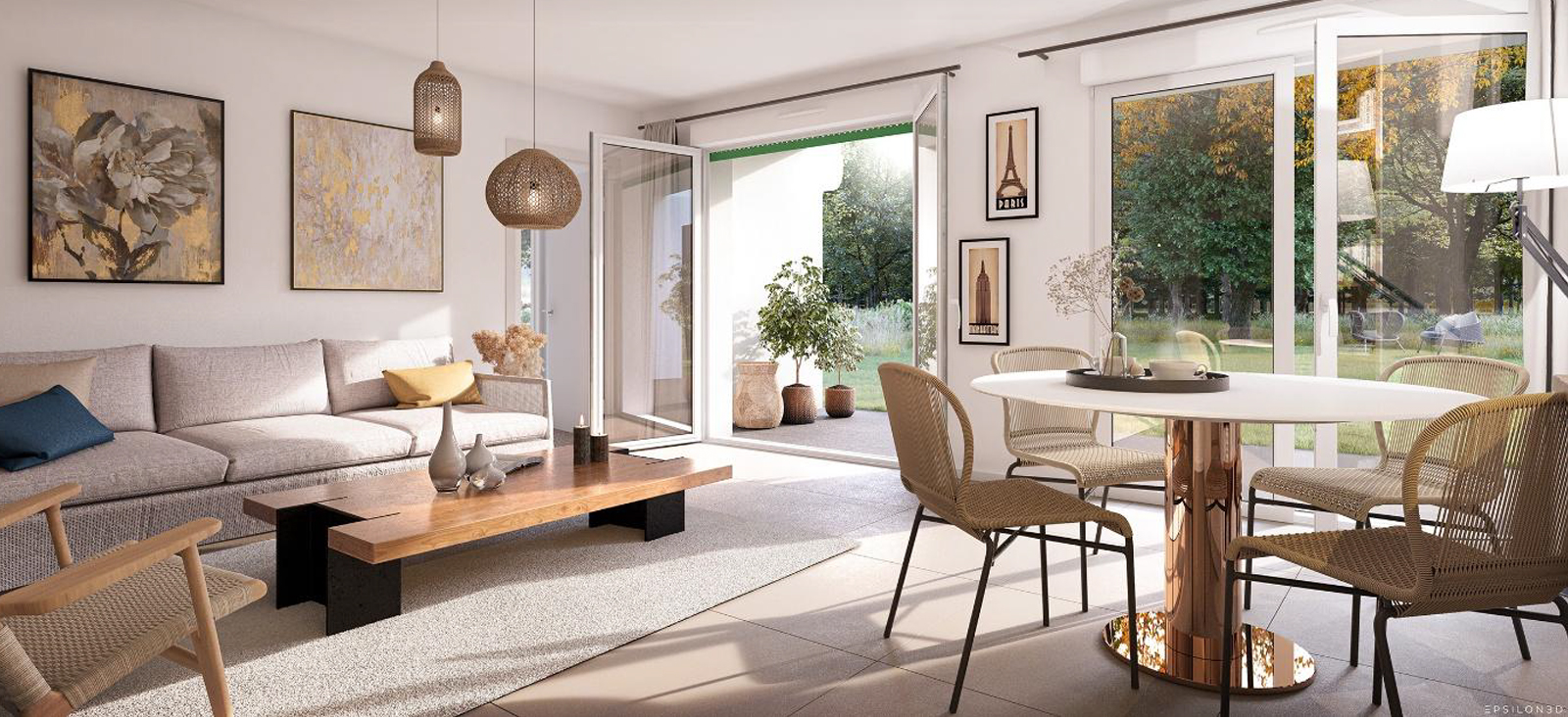 Biarritz face à la cité de l'Océan quartier Ilbaritz à Biarritz