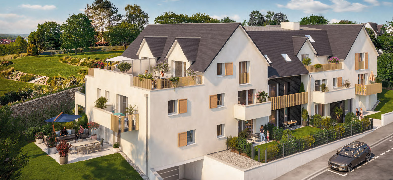 Caen quartier de Bas Venoix à Caen