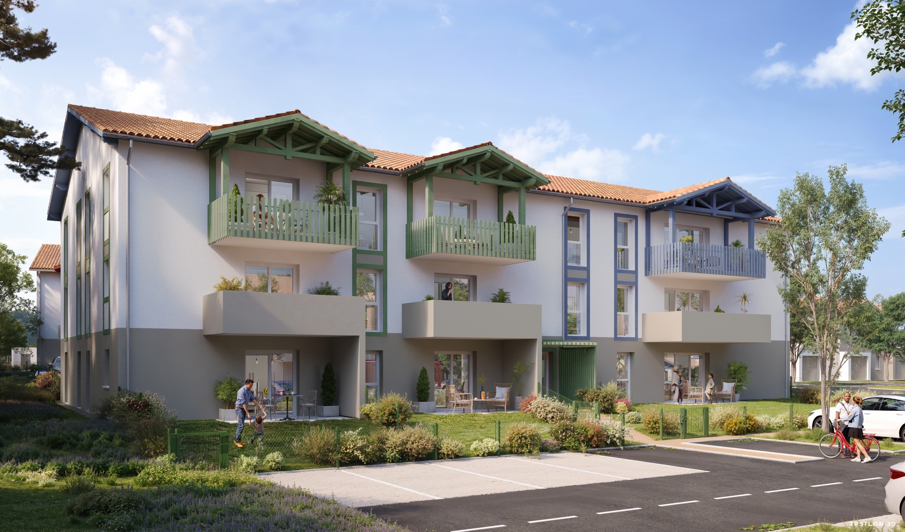 Domaine d'anguiaou phase 2 - t1 à Saint-Paul-lès-Dax