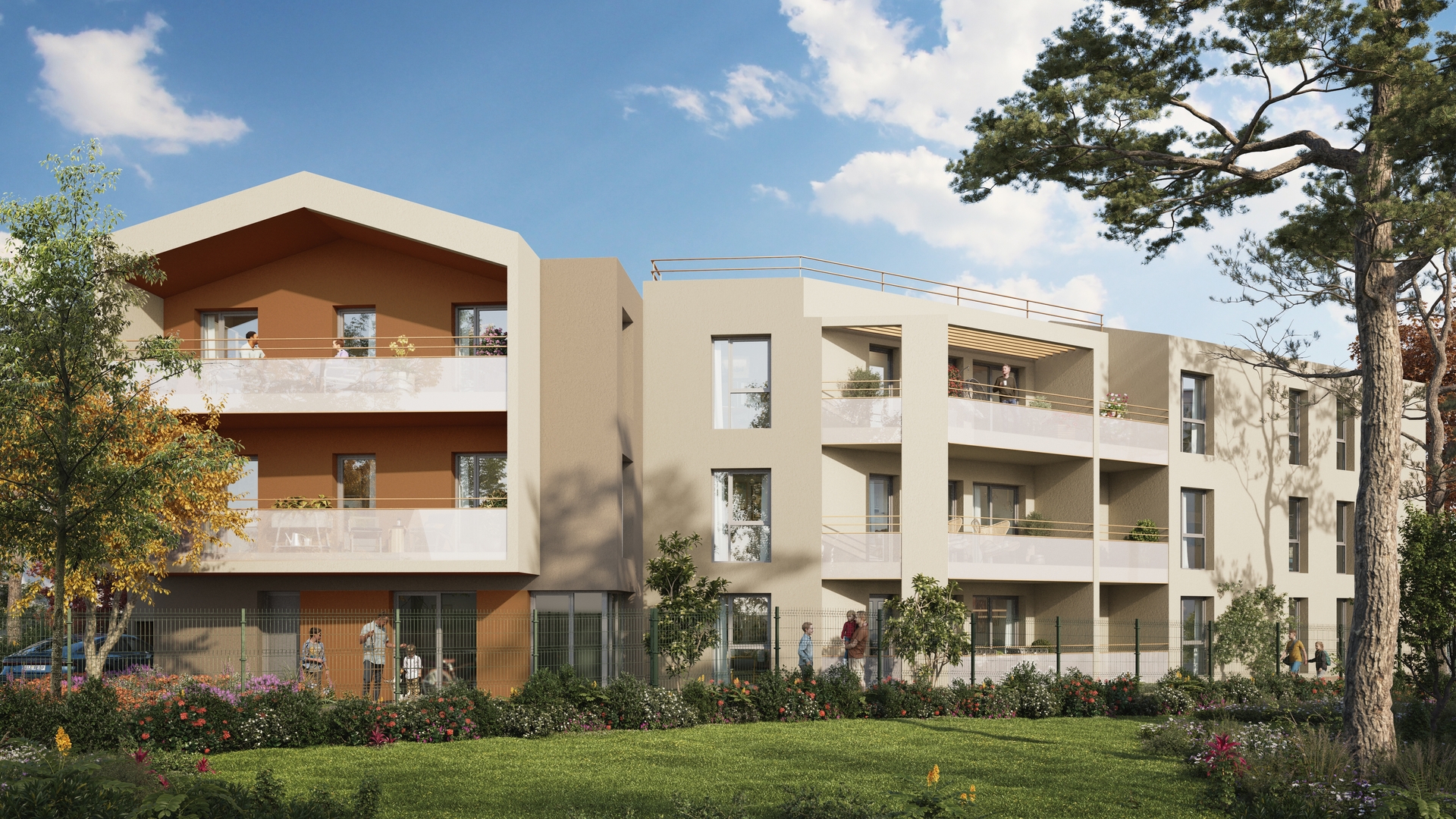 Jardin privé à Rillieux-la-Pape