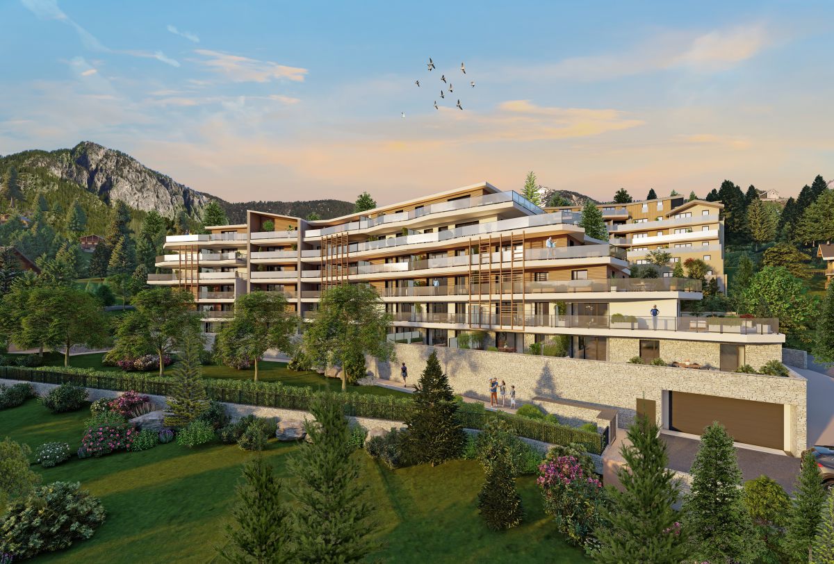 Les terrasses du parc à Briançon